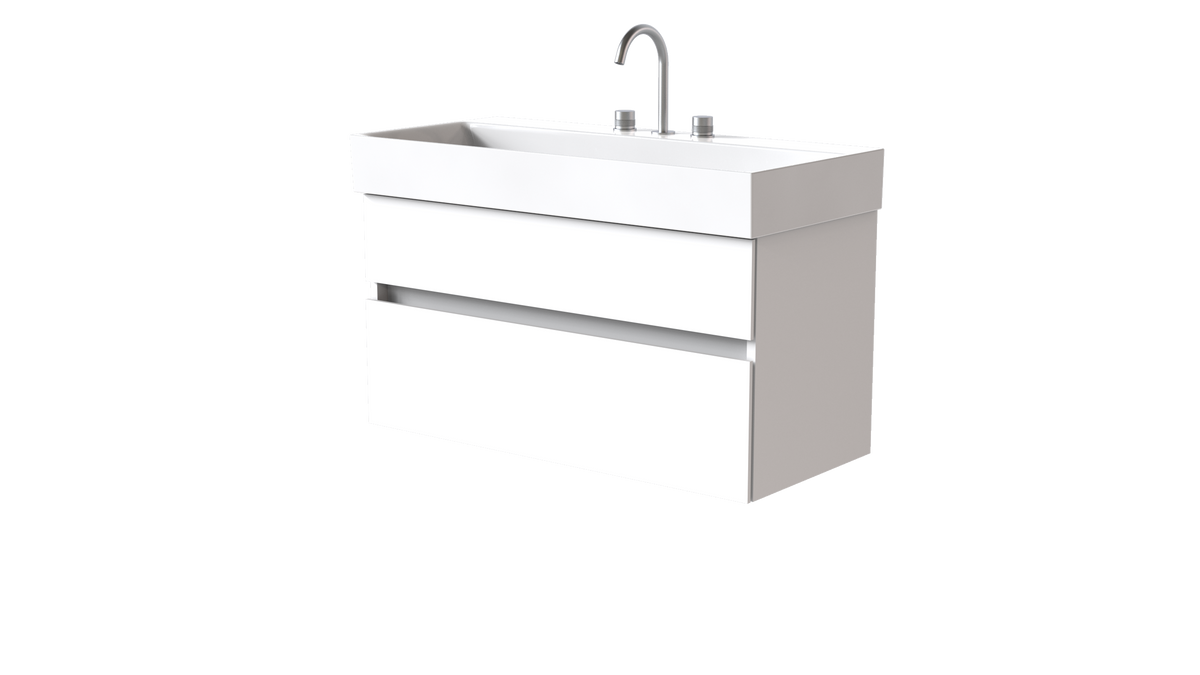 Premium 1000mm 2 Drawer