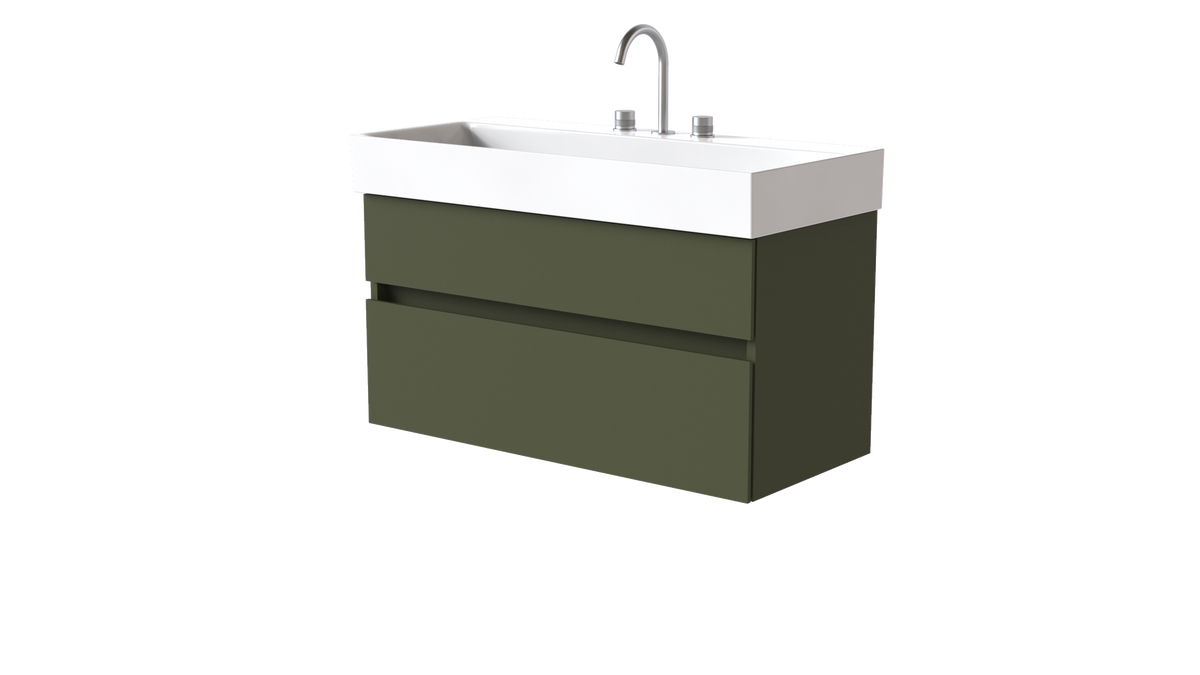 Premium 1000mm 2 Drawer