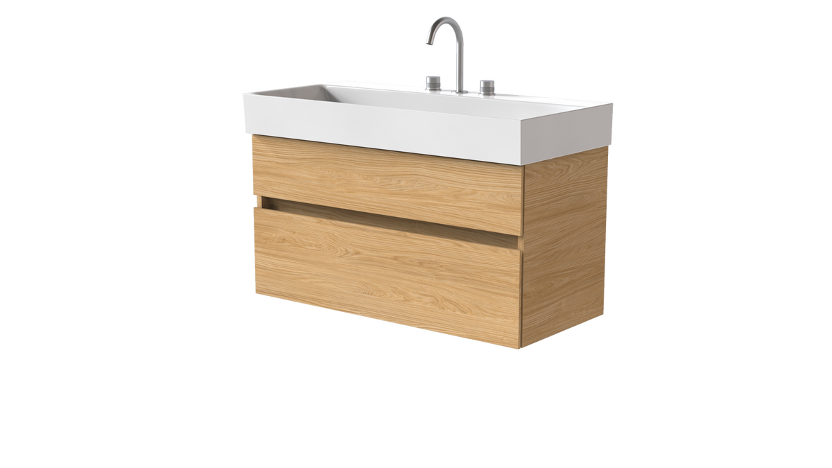 Premium 1000mm 2 Drawer
