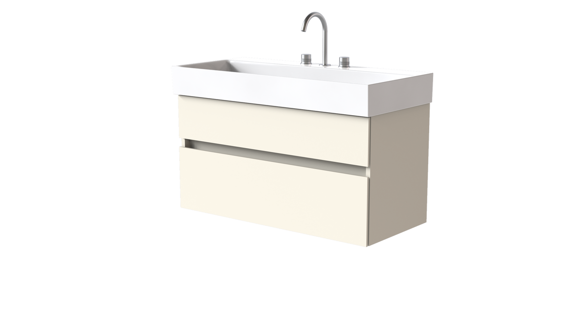Premium 1000mm 2 Drawer