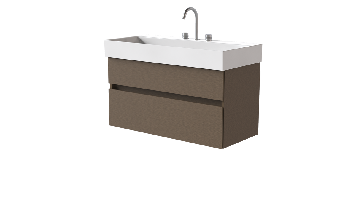 Premium 1000mm 2 Drawer