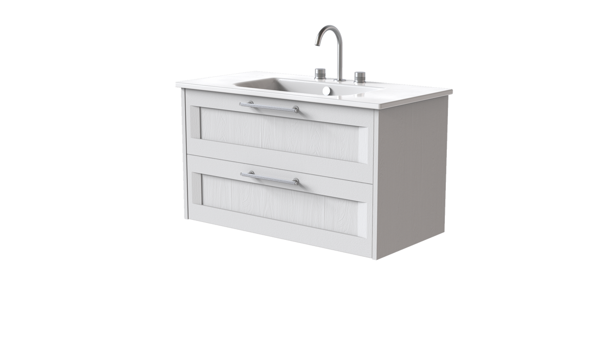 Italy Shaker 1000mm 2 Drawer
