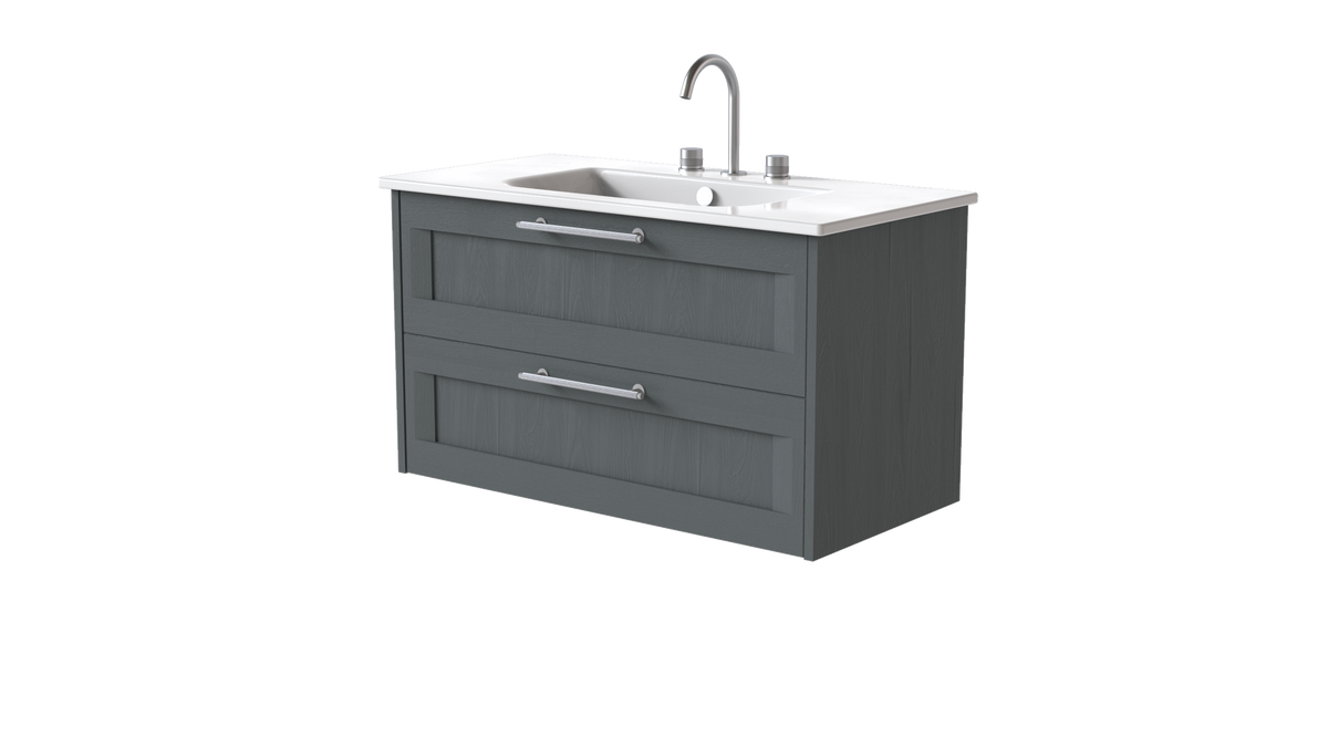 Italy Shaker 1000mm 2 Drawer