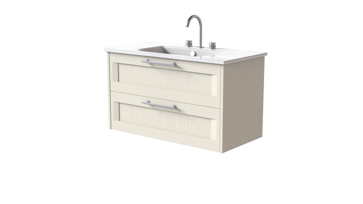 Italy Shaker 1000mm 2 Drawer