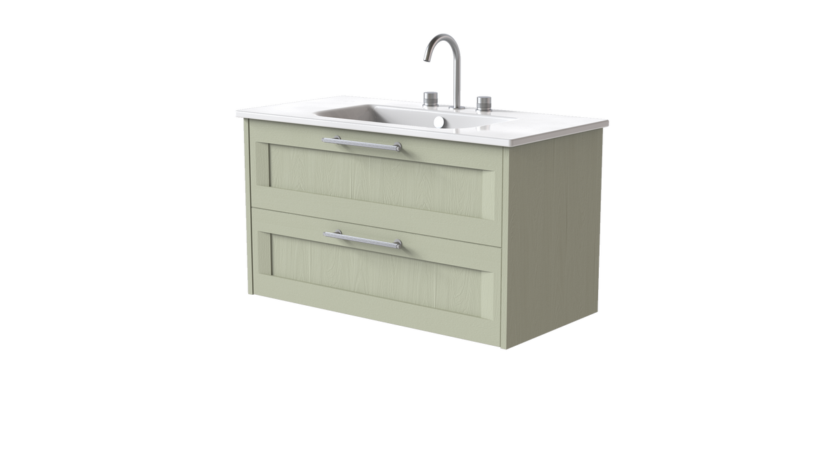 Italy Shaker 1000mm 2 Drawer