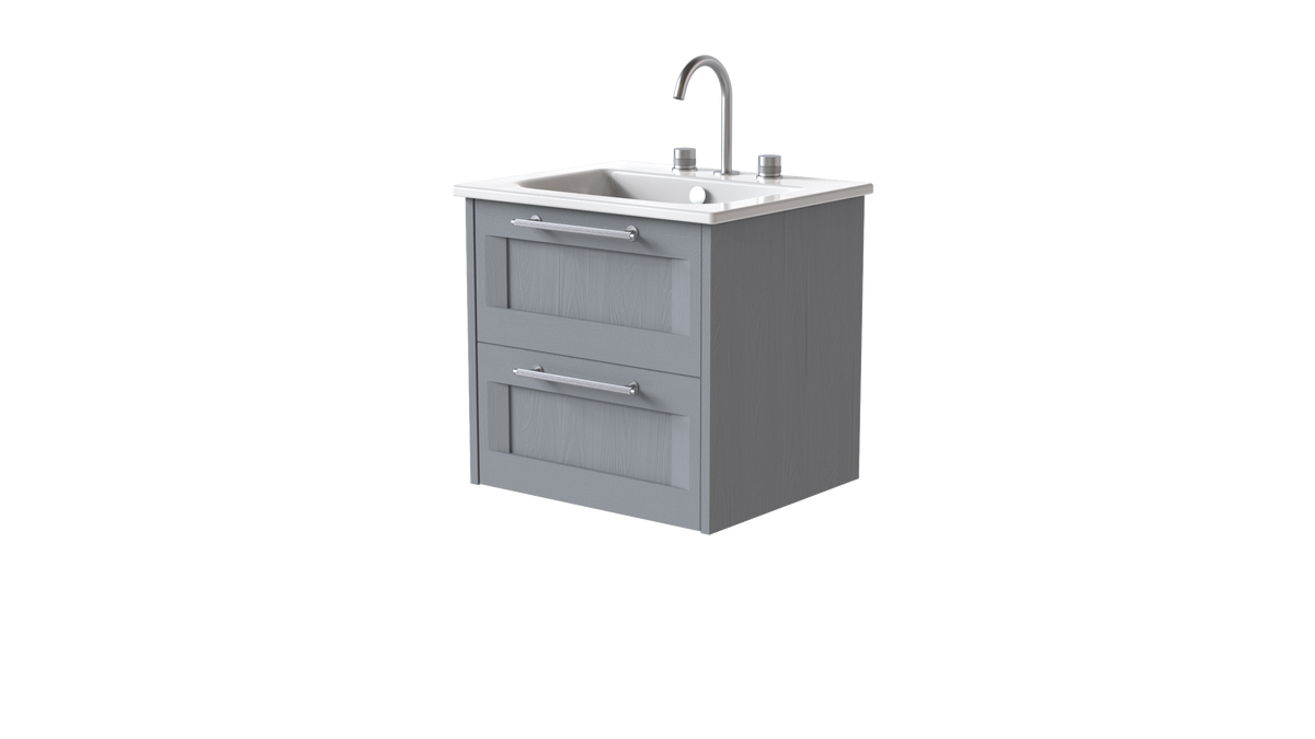 Italy Shaker 600mm 2 Drawer