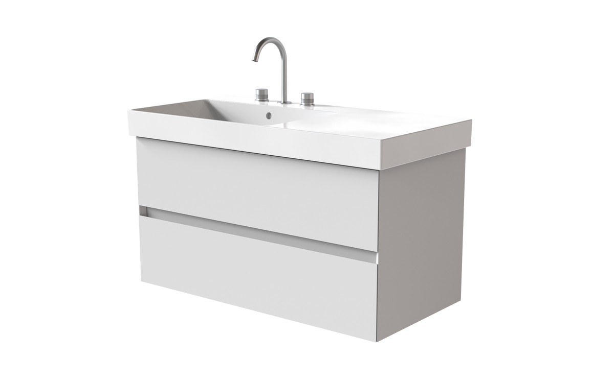 Zero 1000mm 2 Drawer (LH)