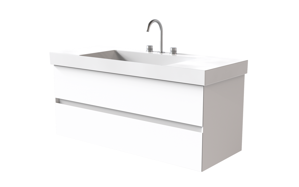 Zero 1250mm 2 Drawer