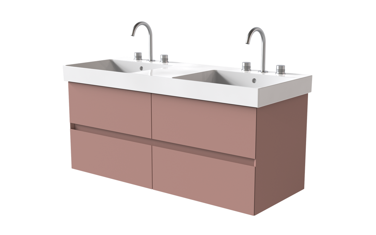 Zero 1250mm 4 Drawer (Double)