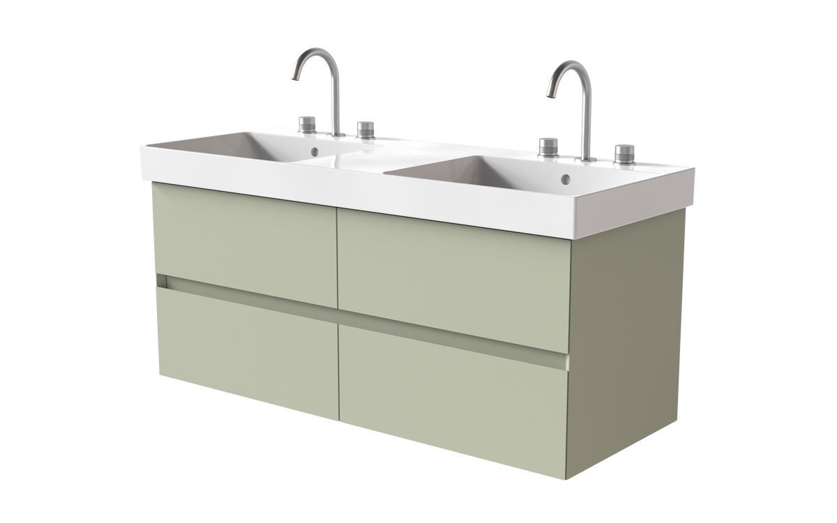 Zero 1250mm 4 Drawer (Double)